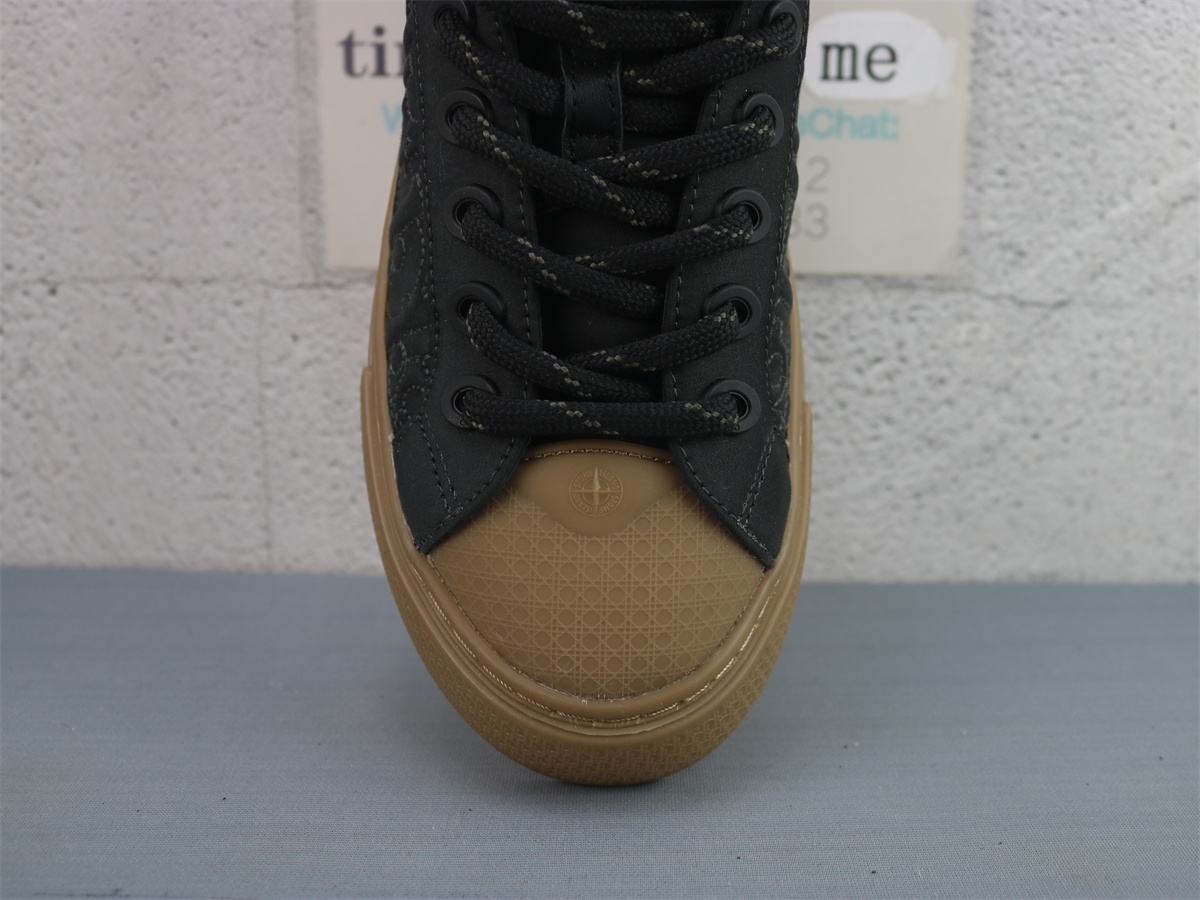 Stone Island X DIOR B33 Skateboard Shoes Men Low-Top Black